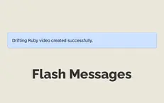 Flash Messages