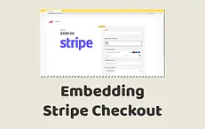 Embedding Stripe Checkout