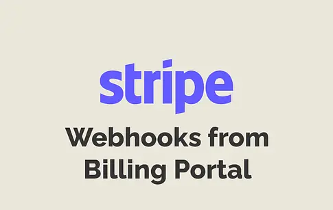 Webhooks from Stripe Billing Portal