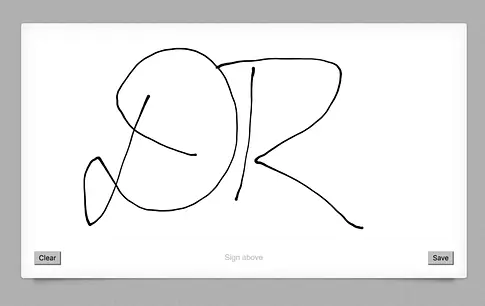 Capturing Signatures with Signature Pad