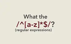 What the RegEx?